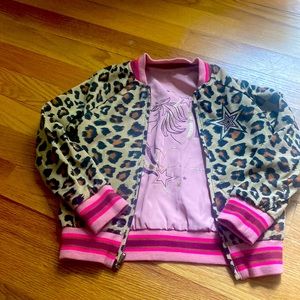 Epic Threads Leopard 🦄 Unicorn Reversible Coat